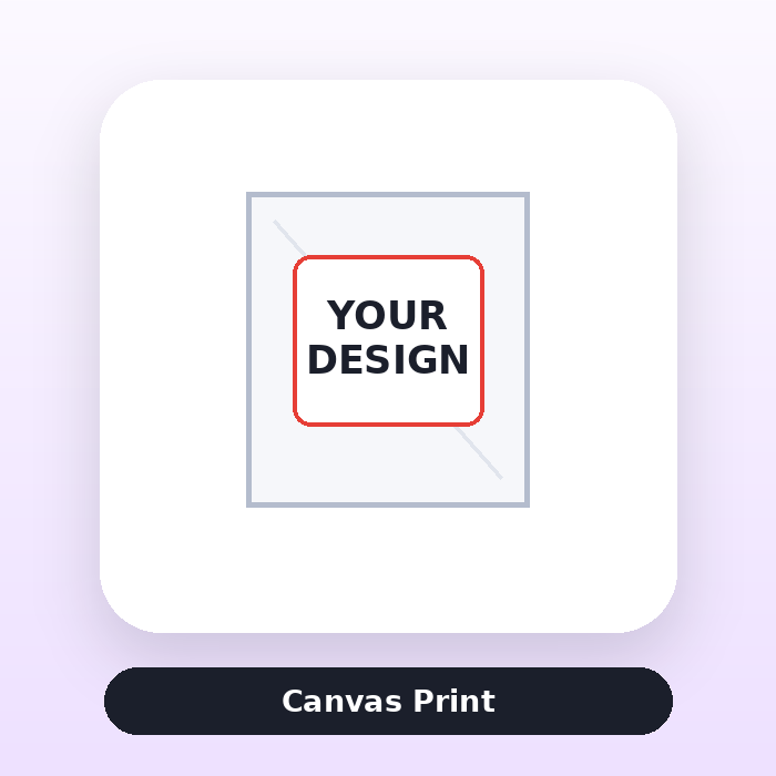 Canvas Print ready for custom artwork