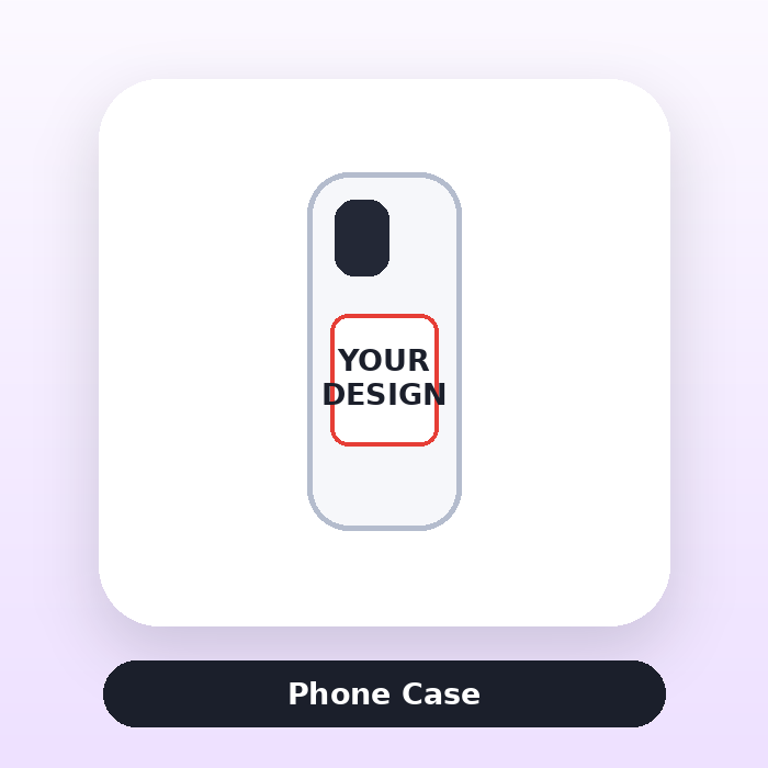 Phone Case ready for custom artwork