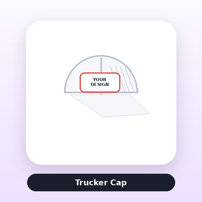 Trucker Cap ready for custom artwork